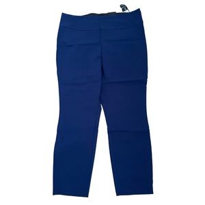 NWT Rickis XXL Navy microtwill high rise ankle pant instant smooth